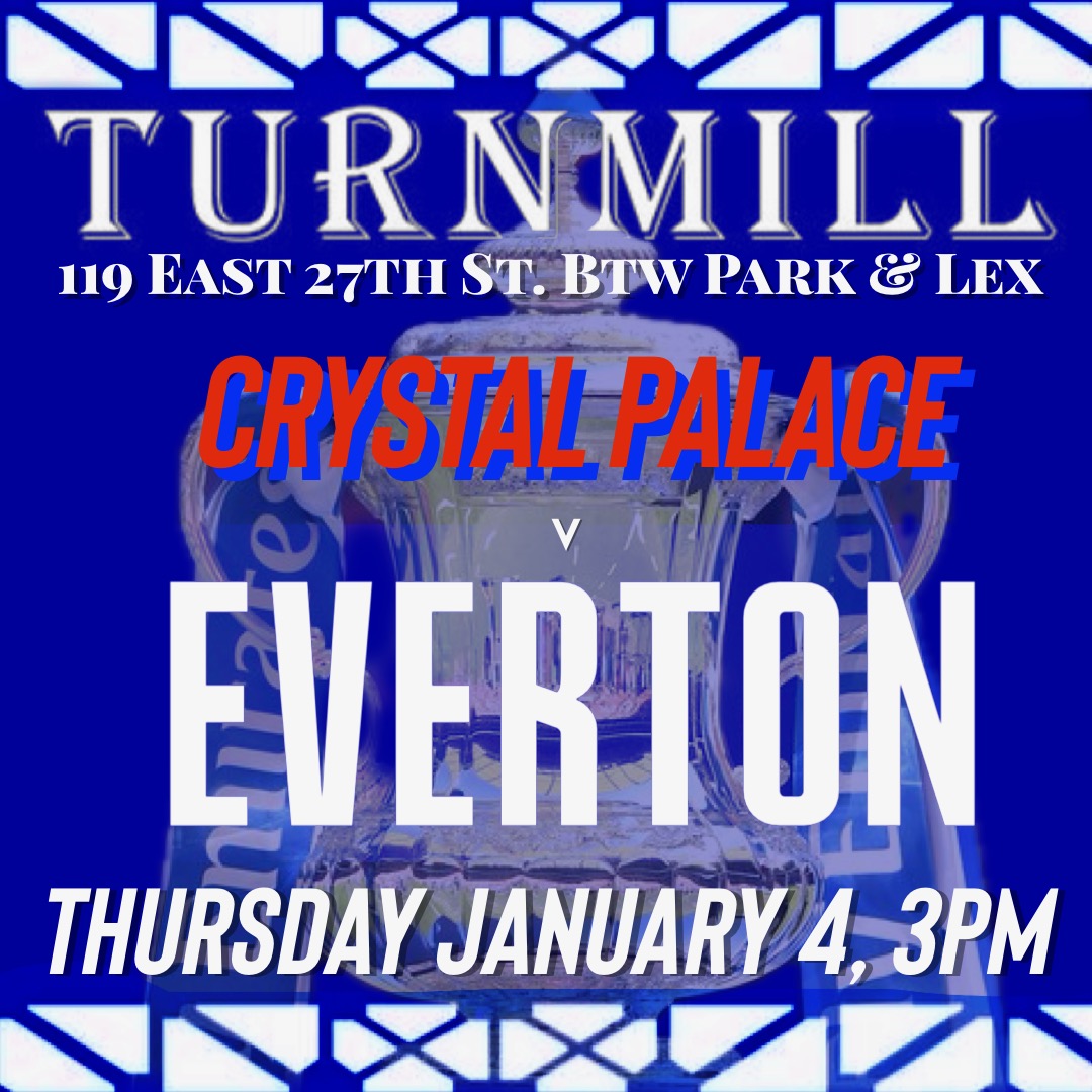 Everton v Crystal Palace - Thurs 3 Dec - Live w/Sound! #COYB ! ⚽️💙 @Everton @EvertoninUSA @EvertonUSA @NAToffees @nyc_evertonians #bluebar @EFCdaily_ @EFC_FansForum 😎🎶