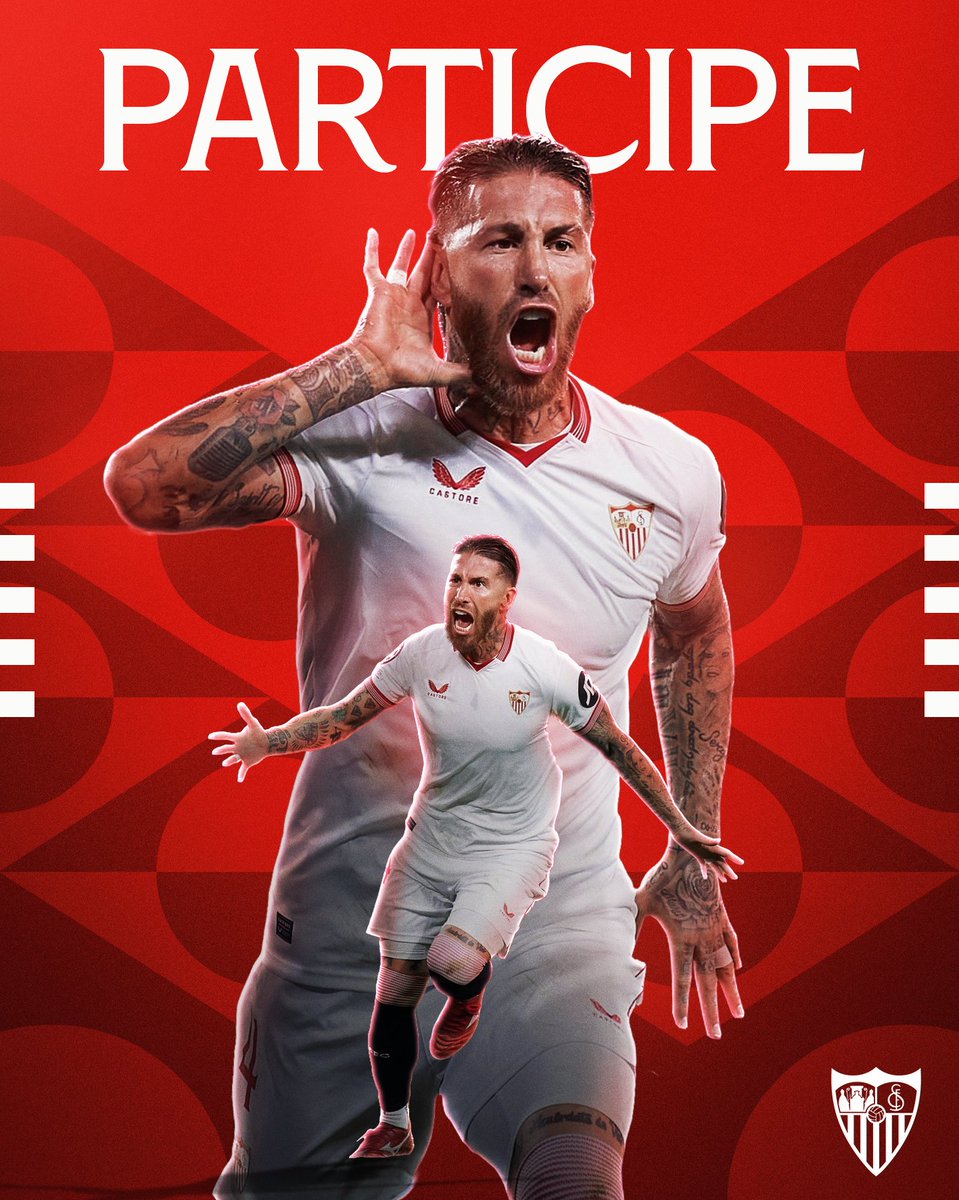 SevillaFCpt's tweet photo. CONCORRA A UMA CAMISA DO SEVILLA 🎁

Para comemorar o lançamento da nossa conta 🇧🇷🇵🇹, nós e o @mundodabola vamos dar uma camisa do 𝗦𝗲𝗿𝗴𝗶𝗼 𝗥𝗮𝗺𝗼𝘀! 

Para participar:
➡️ Siga @SevillaFCpt + @mundodabola 
➡️ RT nesse post
➡️ Marque um amigo

Resultado dia 10/1 🍀 https://t.co/ITieVyxAPe