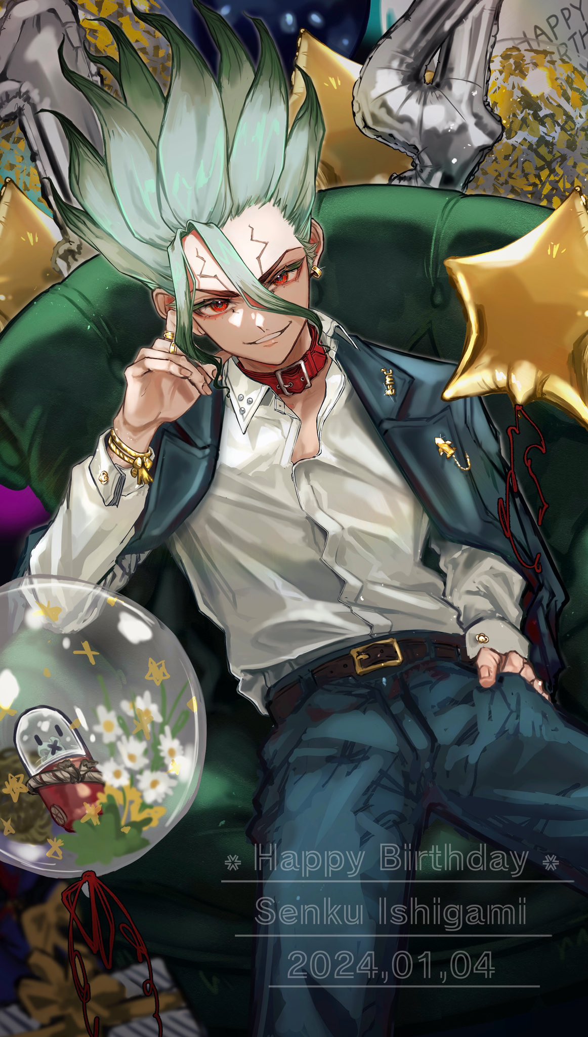Dr.STONE 石神千空 石神百夜 バースデーカードセット C賞 2024 Amazon.co.jp: 石神千空 バースデー グッズセット ドクター