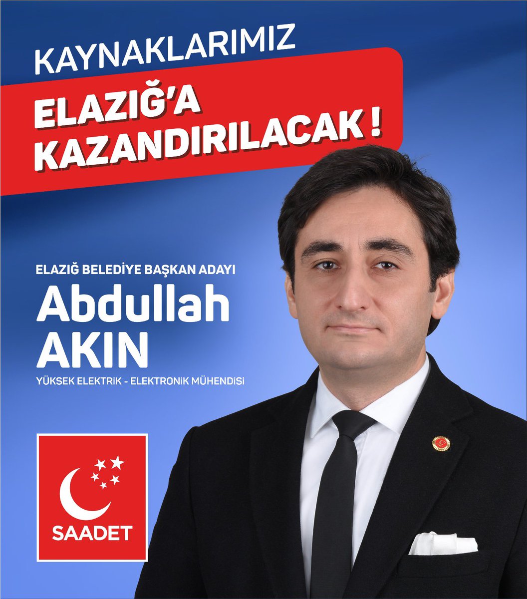 abdullahakin's tweet photo. #elazig #belediye #baskan #adayi #saadet #parti https://t.co/TaCTg7eg2Y