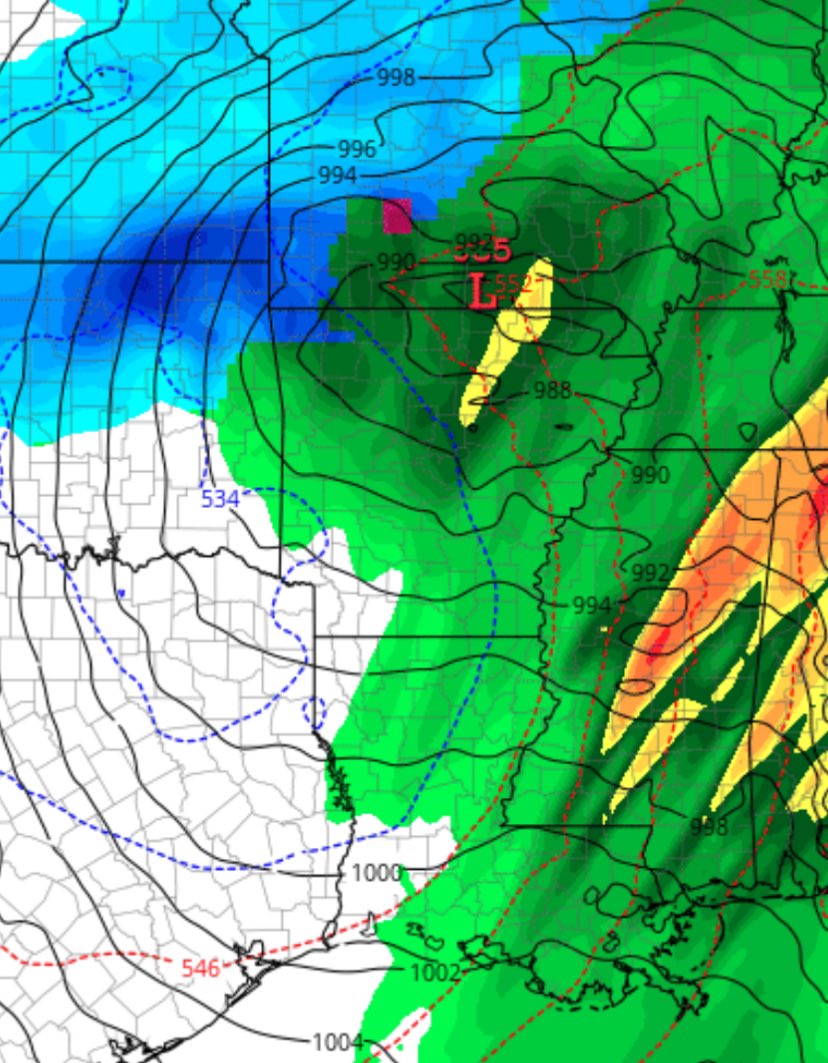 Arkansas_AEWNOW's tweet photo. I’m gonna keep it very close out a major storm system that will affect our area next Tuesday into Wednesday a major low pressure area will move across southern Missouri in north Arkansas, bringing heavy rain to the south and heavy snowfall across southern Missouri in Oklahoma. https://t.co/ScaNOWHxdj