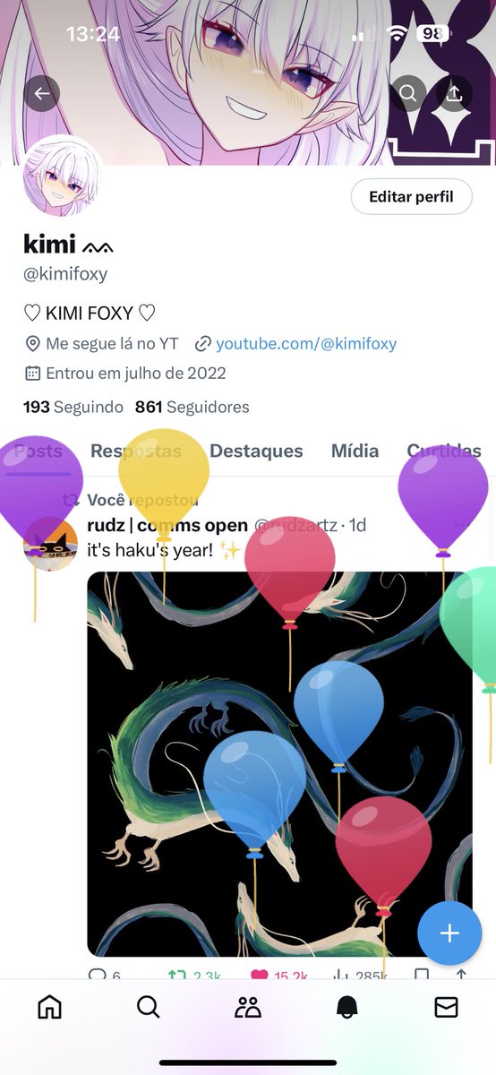 kimifoxy's tweet photo. happy birthday to me 🎂🎈 https://t.co/s2smy9n7FO
