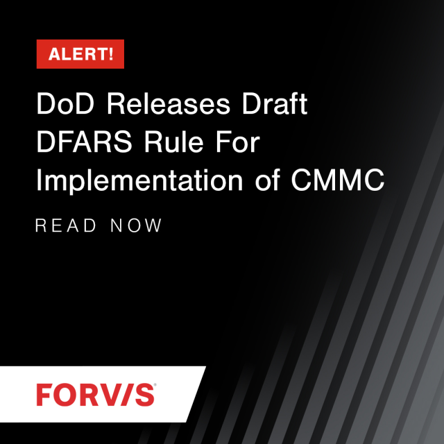 tboycpa's tweet photo. Get an update on the text of the proposed Cybersecurity Maturity Model Certification rule recently released to the Federal Register. Read this alert from FORVIS to learn more: https://t.co/q9krg2ZGj9 https://t.co/JVwmGzpMOQ