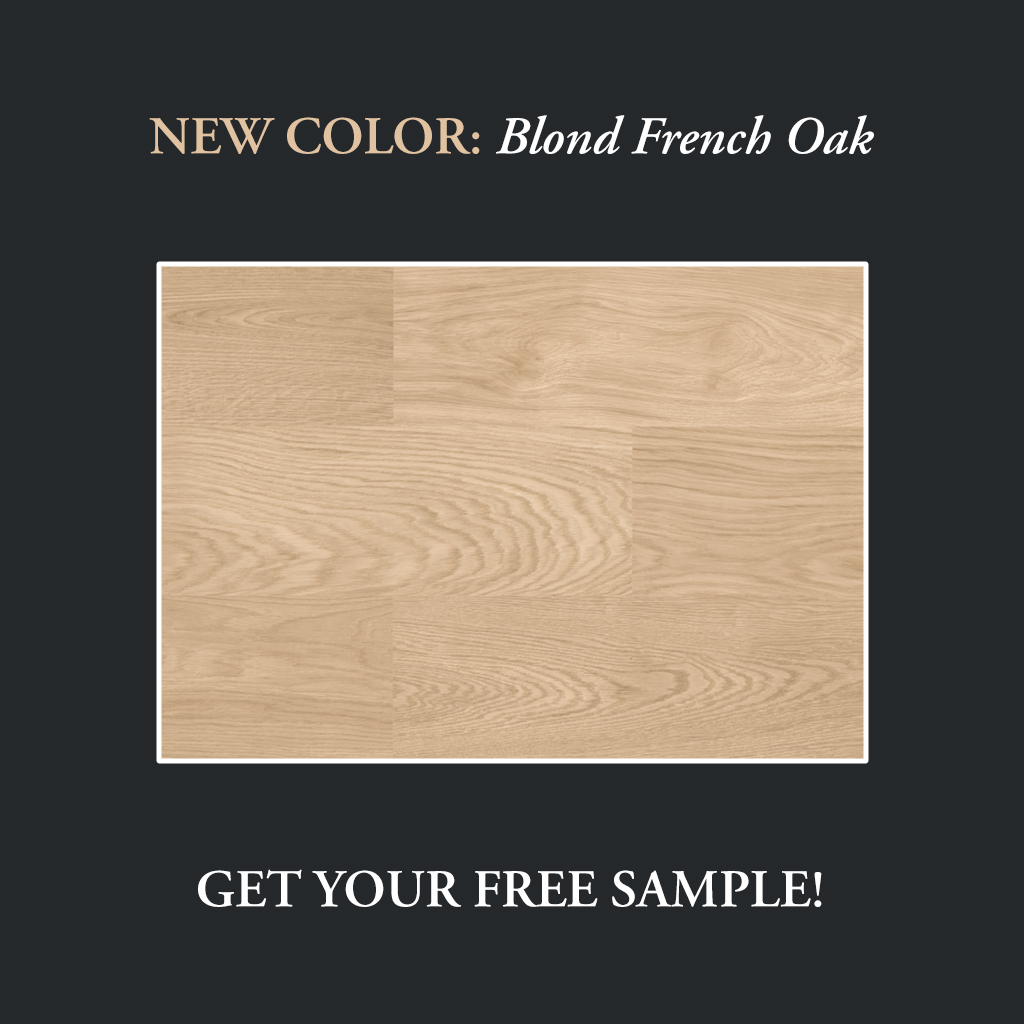 BLOND FRENCH OAK: 1st new color of 2024! Get a FREE SAMPLE thru Jan. 31st only! Fade resistant hardwood print on a cork substrate! samples.wecork.com/collections/se… #wecork #corkflooring #floatingfloor #faderesistant #flooringdealers #architecturalfloors #designfloors #diyfloors #FCI #nwfa