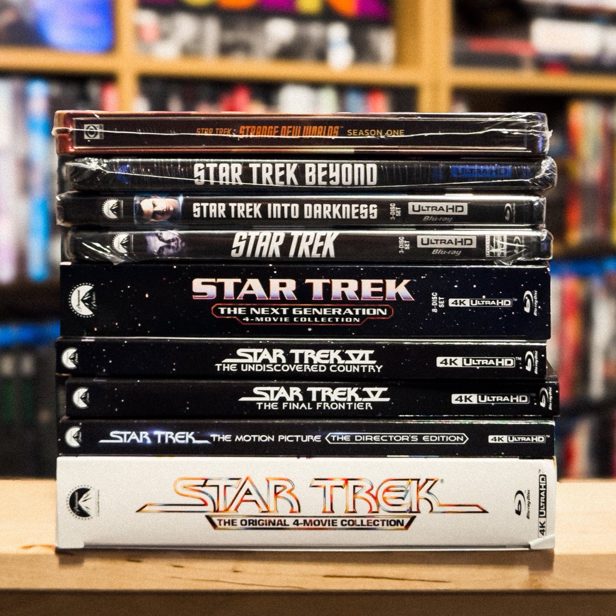 Paramount, who owns STAR TREK, is no longer offering a ton of their movies and shows on <a href="/paramountplus/">Paramount+</a> due to licensing agreements. So, here’s my daily reminder that physical media > streaming. 👍