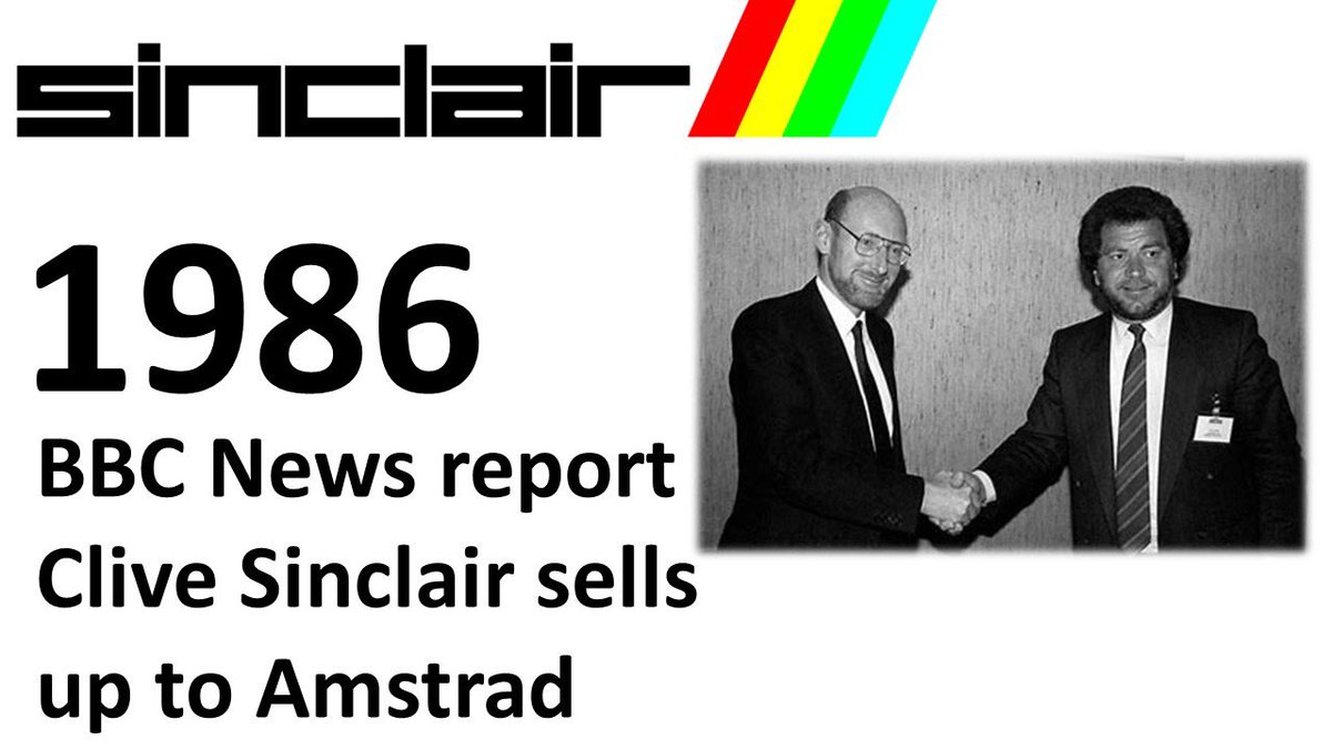 The day Sir Clive sold to Allan Sugar #sirclivesinclair #zxspectrum #Allansugar #Amstrad 

youtu.be/kG-dQNxNGzg?si…