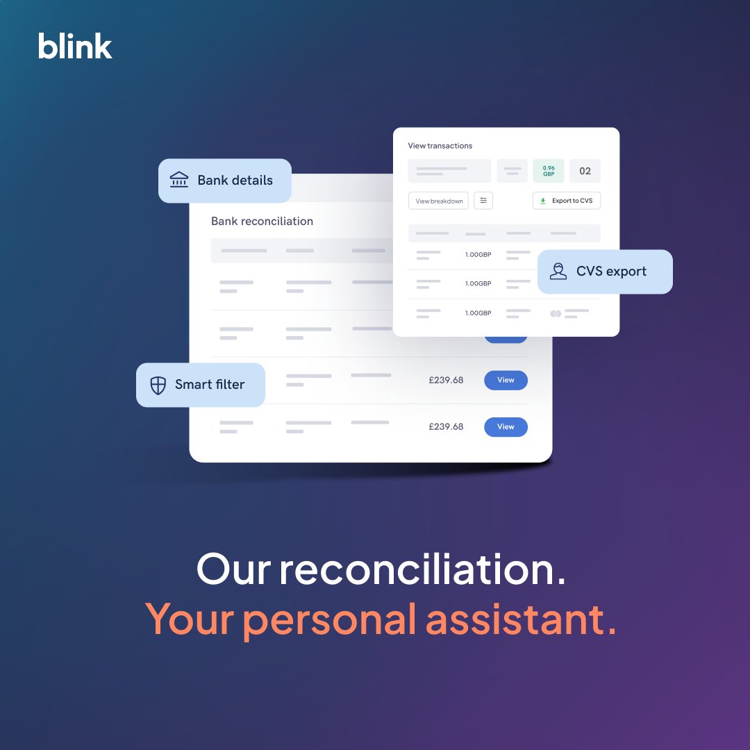 blinkpayment's tweet image. Upgrade complete. 🚀

Experience our new bank reconciliation interface, which promises a faster and more seamless banking experience. 

Explore now. 
⬇️
bit.ly/3NQKBkt

#reconciliation #paymentsolutions #payments
