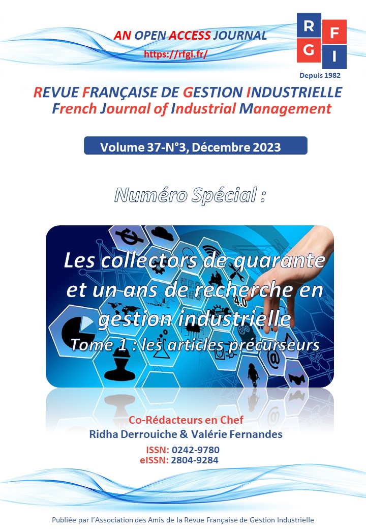 ExceliaResearch's tweet photo. [#RFGI] Sous la co-direction de @fernandes_valer , associate Dean Faculté à #Excelia, est publiée cette édition spéciale de la Revue Française de Gestion Industrielle, "Les collectors de quarante et un ans de recherche en gestion industrielle, Tome 1"

https://t.co/V0PPefSUna https://t.co/6VdOXkpzSa