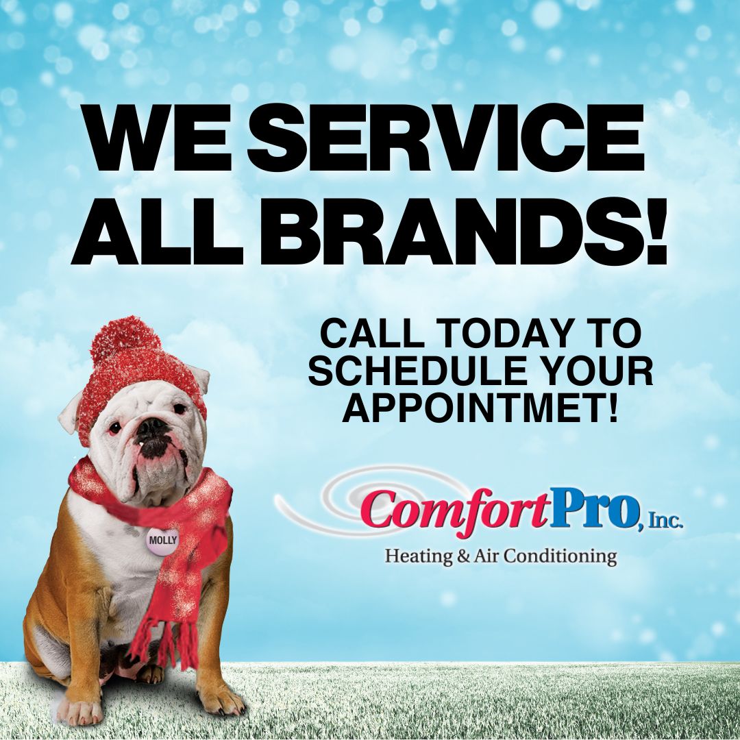 Need reliable residential heating and cooling services? Look no further than Comfort Pro Inc.! We offer 24-hour service, geothermal, water heaters, duct cleaning, and more! Trust us for all your needs! #ComfortProInc #ResidentialHVAC