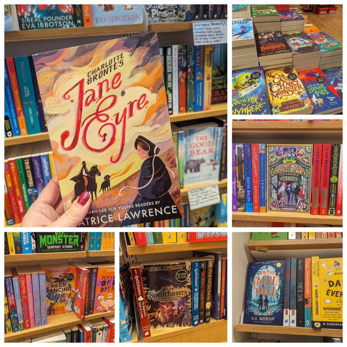 Delighted to find such fantastic #MG books on my trip west today. Thank you <a href="/WaterstonesGla/">Waterstones Glasgow</a> for a fantastic selection awaiting readers!