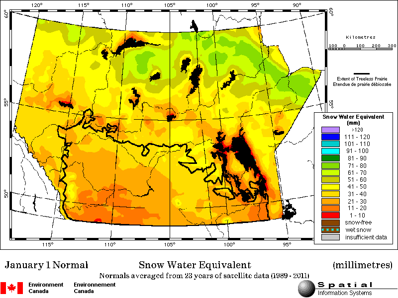 To help appreciate the current snow situation in Western Canada the Canadian Cryosphere Watch (ccin.ca/ccw/snow/curre…) is a great data resource for the regional scale. It's pretty indicative of how little snow there is currently (left) vs normal (right) @polardata #WestCdnAg