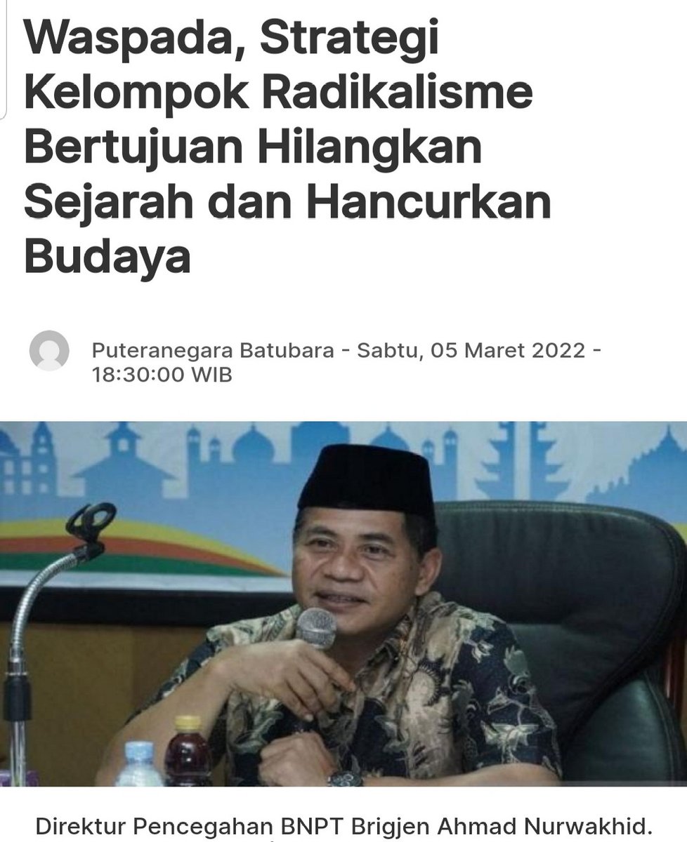 Banyak banget kadrun yg kepanasan saat membahas tentang keindahan keunggulan kreativitas dan kelestarian tradisi budaya kain, pakaian, dan gaya rambut yg asli dari bumi nusantara indonesia!
