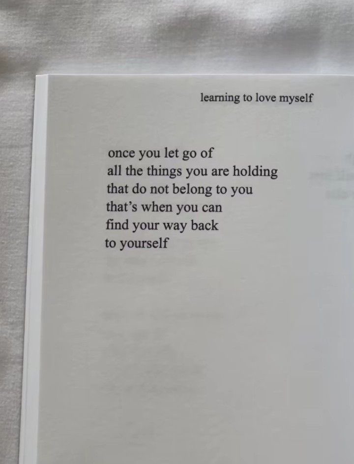 it’s time to let go
