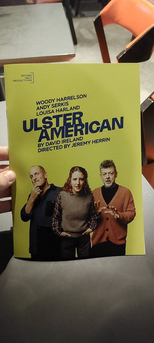After just writing my list of top 30 fave shows of 2023, it's difficult to believe that #ulsteramerican, the very first of 2024, could possibly not end up being No.1! Utterly exhilarating. Masterclasses from every actor and creative involved. This year's off to a flying start ✈️