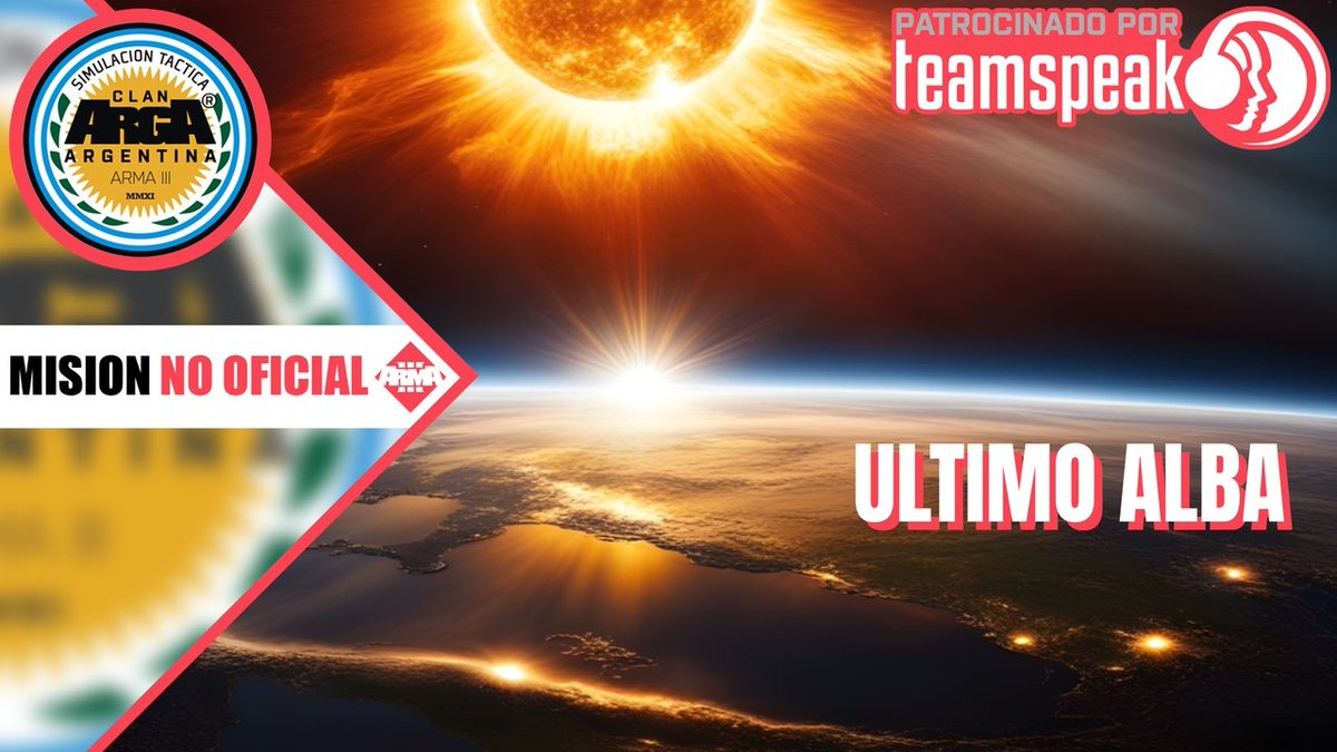 clan_arga's tweet image. Hoy miercoles a las 2230h de 🇦🇷 misión no oficial temporada vacacional, sigue toda la acción  en vivo por nuestras redes youtube.com/@Clan_ArgA   
Patrocinado por 
@teamspeak

#arma3 #bohemiainteractive #milsim #gaming #game #pc #army #gamers #simulacionmilitar

@ArmaPlatform