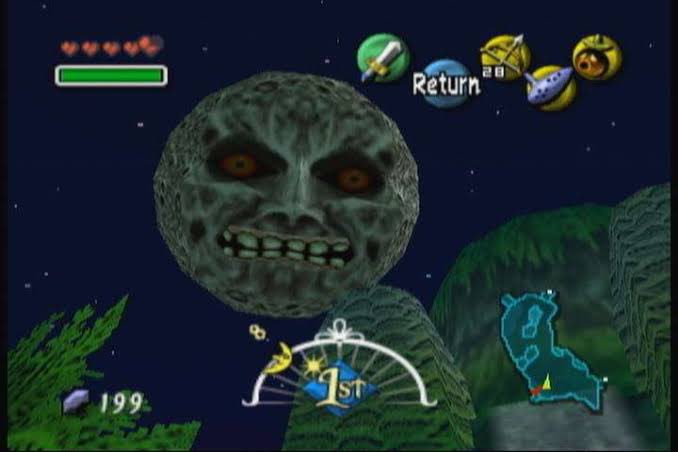 ZeldasBreakfast's tweet photo. The Zelda character of the day is The Moon from The Legend of Zelda: Majora’s Mask! https://t.co/96Cde7y9qp