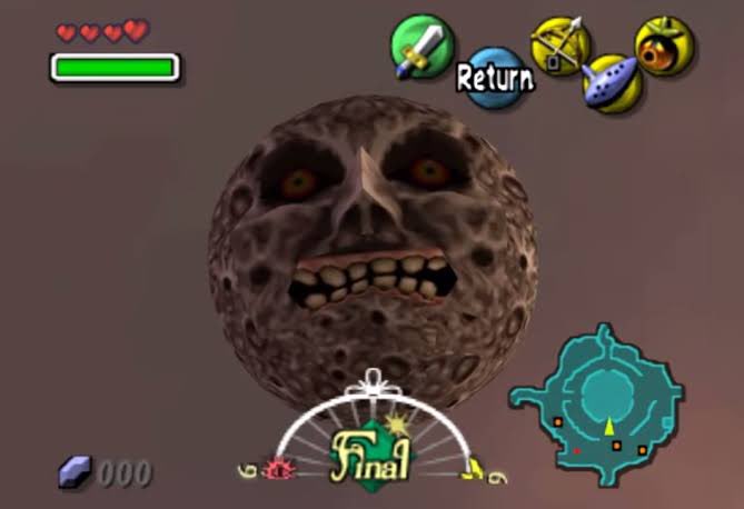ZeldasBreakfast's tweet photo. The Zelda character of the day is The Moon from The Legend of Zelda: Majora’s Mask! https://t.co/96Cde7y9qp