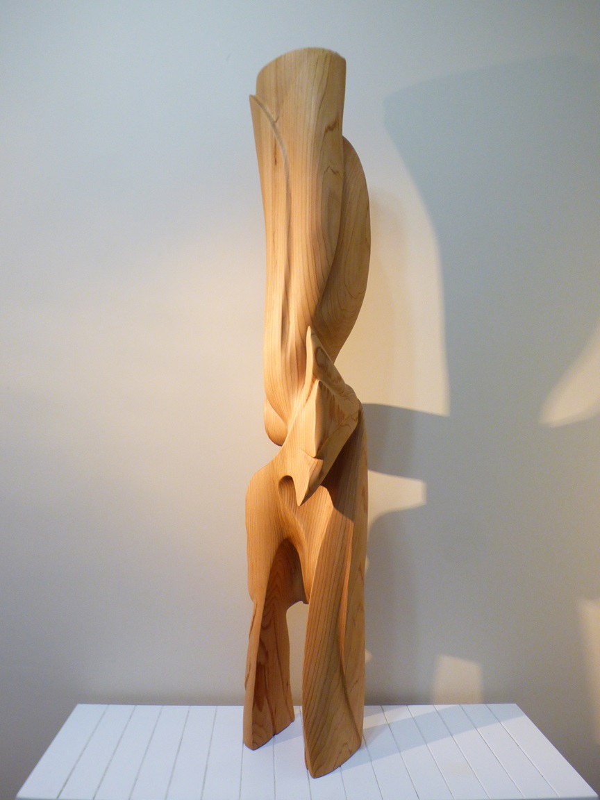 bushmemoryart's tweet photo. My latest sculpture titled "Guidance" made from Western Red Cedar. When creatures of nature appear they bring a message that enforces the deep connection to the subtle energies we are living in. https://t.co/igBI5g5meA