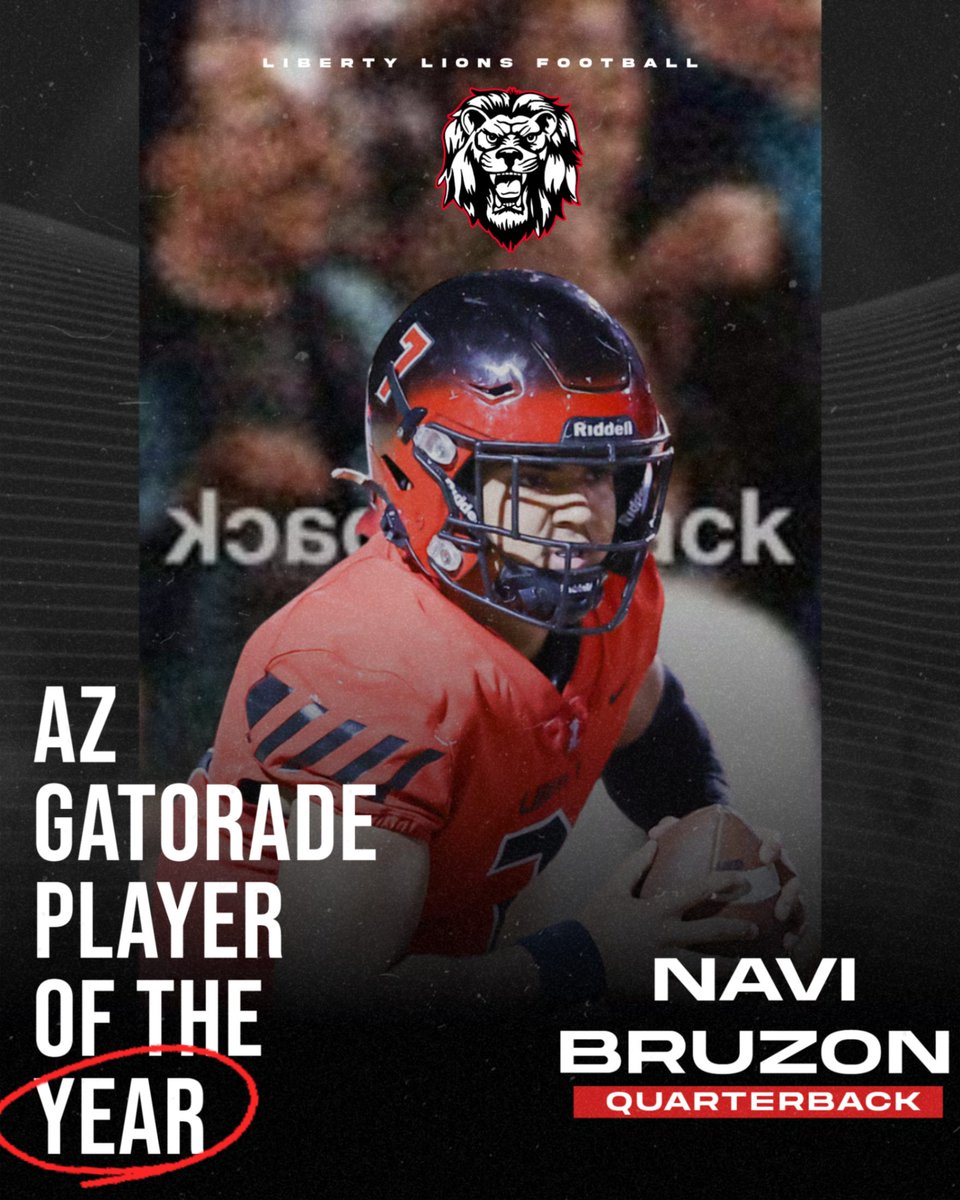 'Back to back like I'm Jordan 96-97' So proud of @navibruzon for being selected as AZ Gatorade Player of the Year for the second time in as many years. He becomes only the second player in the history of the award to win it in consecutive years in AZ. #TDLCC