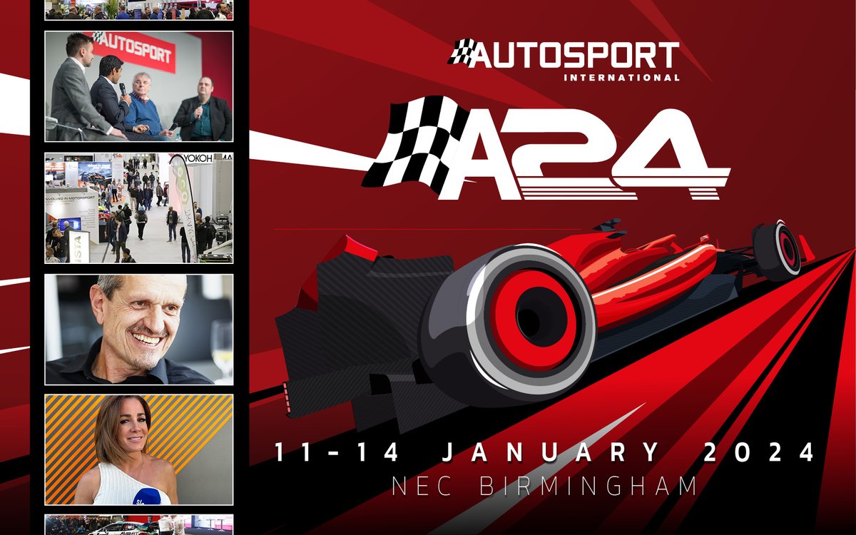 Who's heading to @Autosport_Show next week? 🏁🎫 Europe's largest motorsport show returns with a star-studded line-up of guest speakers, including @HaasF1Team principal Guenther Steiner and @NataliePinkham. Get your #A24 tickets now: www2.theticketfactory.com/ai/online/