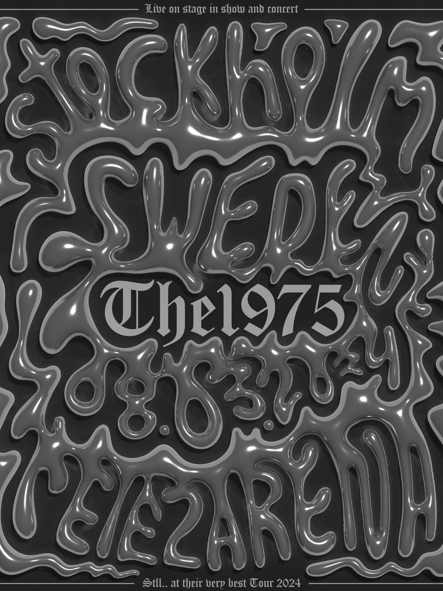 The 1975 | Still… at their very best 

Stockholm, Sweden | Tele2 Arena
March 8th 2024