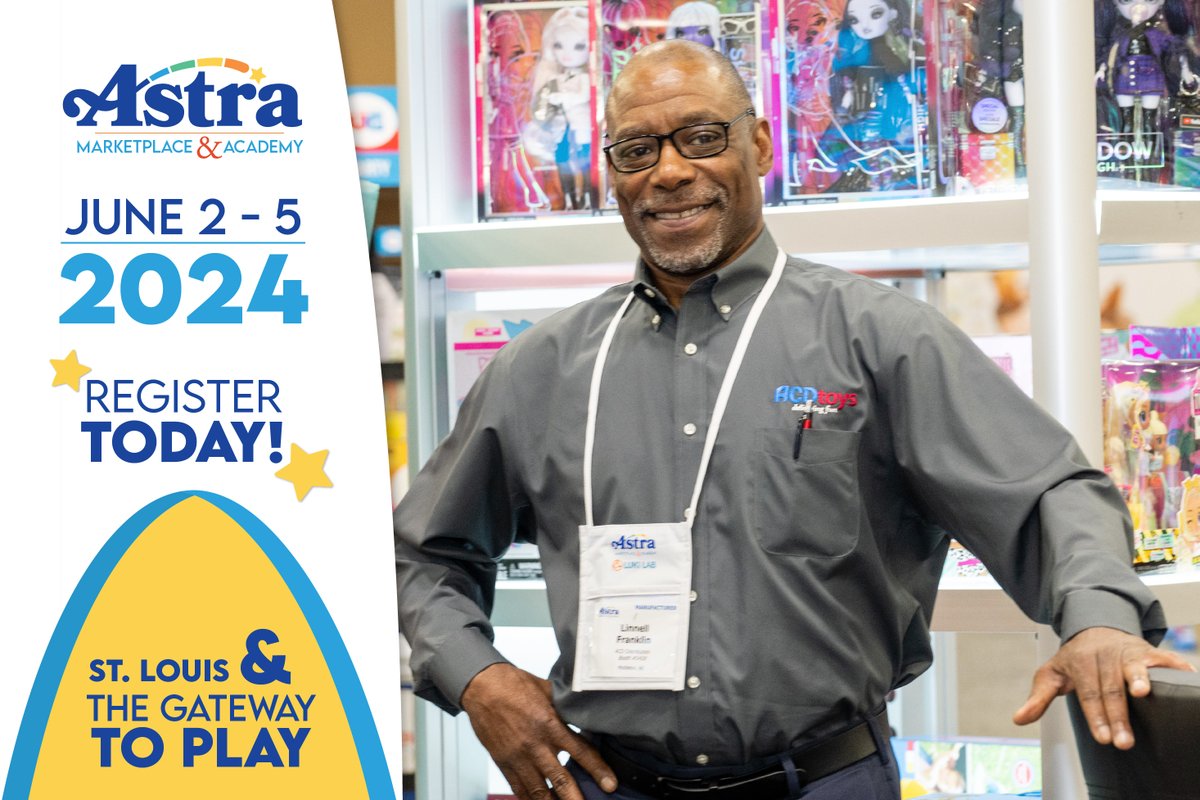 🎉 Time To Register For Marketplace &amp; Academy 2024! 🧸Expect all your favorite components to be back in a big way! 👏 

 🎟️ Take advantage of the early bird rates and BOOK TODAY! bit.ly/3RmYx6C

See you in JUNE! #marketplaceandacademy #astratoy