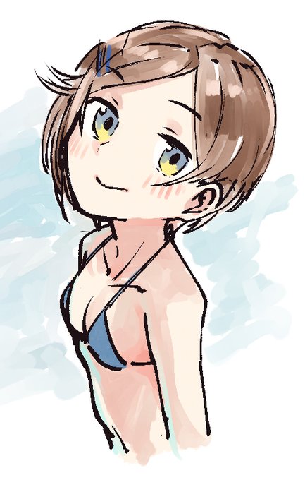 グラビアアイドル風味な篠目ヨヅル #odaibako_damenano104