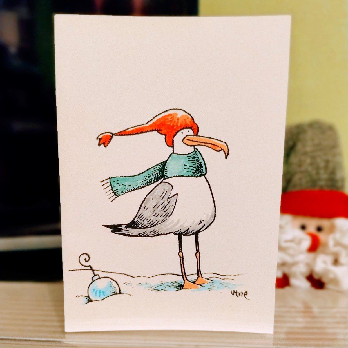 The post office created some delay, but the lovely, hand made postcard with Christmas Greetings from <a href="/PondSoftware/">Pond Software</a> reached our HQ. Thank you!