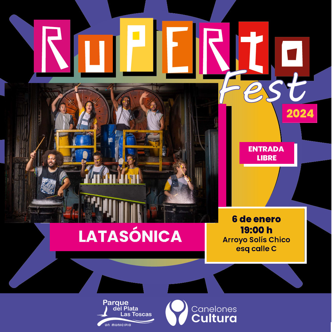 ¡Tenés que ir!📣¡¡¡Este sábado 6 de enero, 19h, tocamos en el RUPERTO FEST #ParquedelPlata 🤟🏼🎸🥁!!! #EntradaLibre

Un festival de verano dedicado a las infancias, para disfrutar en familia! 🐸 🎼💥

¡Corran la voz que va a estar buenísimo!
¡Les esperamos!