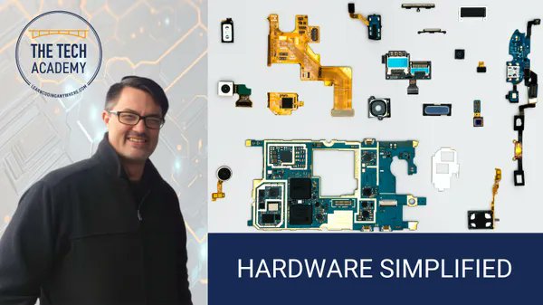 TheTechAcad's tweet image. What's inside of every computer and how's it all work?
Come learn the fundamentals of computer hardware in this very special workshop from Erik Gross (Co-Founder of The Tech Academy).
RSVP here: bit.ly/FreeClass15
#freeClass #computerHardware #liveTechEvent