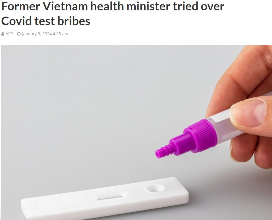 888 Wie Aufarbeitung funktioniert

Vietnams ehemaliger Gesundheitsminister und 37 weitere Personen standen am Mittwoch in Hanoi wegen ihrer mutmaßlichen Rolle bei der Herstellung und Verteilung überteuerter Covid-19-Testkits vor Gericht. 

Der Viet A-Skandal, benannt nach der…