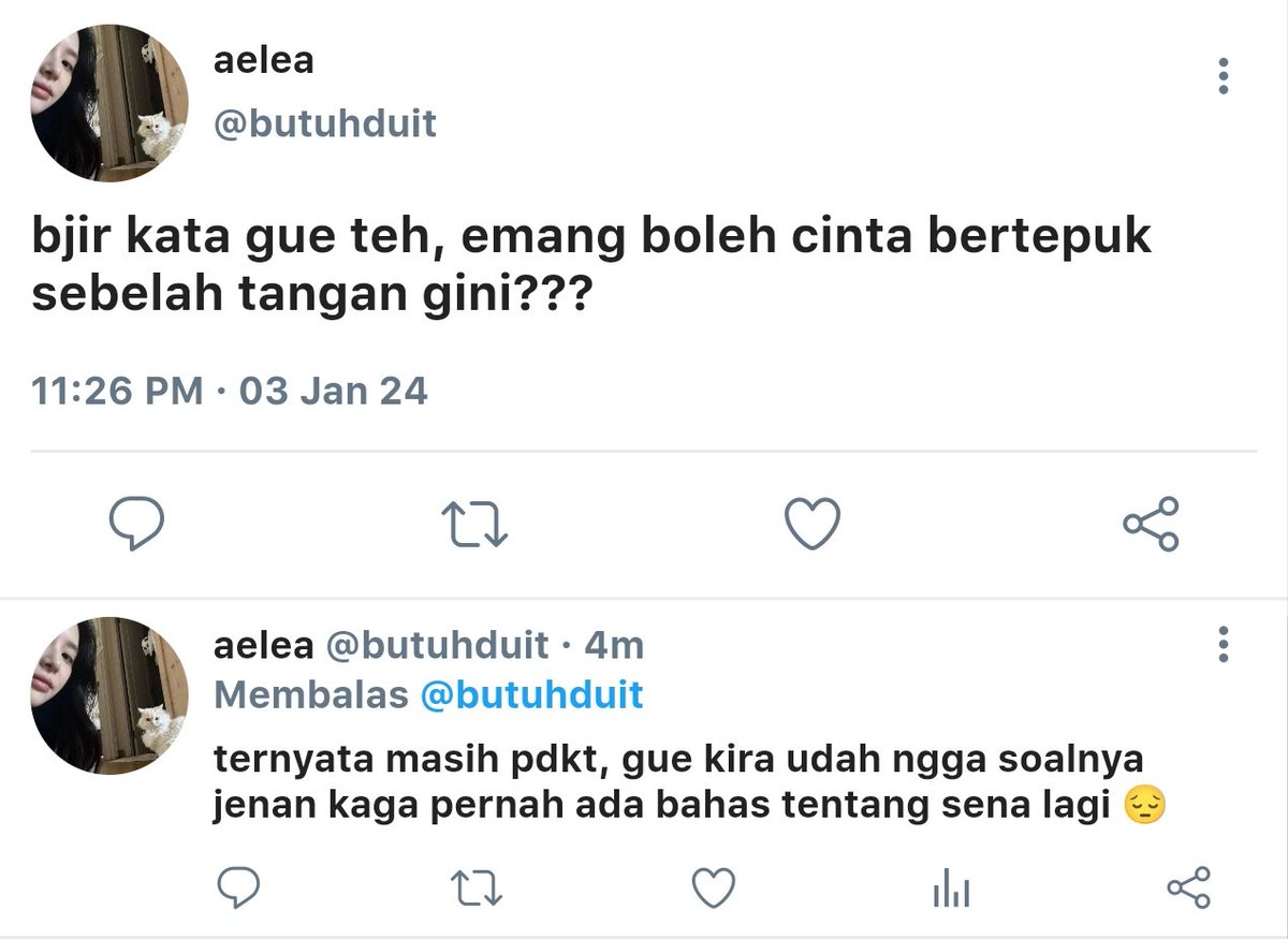chipsxie's tweet photo. bertepuk sebelah tangan
Lee Jeno, one tweet AU

by, chipsxie https://t.co/dTuuAb9QIk