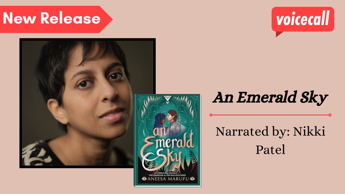 New Release Alert! Nikki Patel brings the sequal to 'The Balloon Thief' come alive in 'An Emerald Sky', now on audible.com! You can listen here: rb.gy/vs0icd Author: @AneesaMarufu Narrator: Nikki Patel Publisher: @Isisaudio