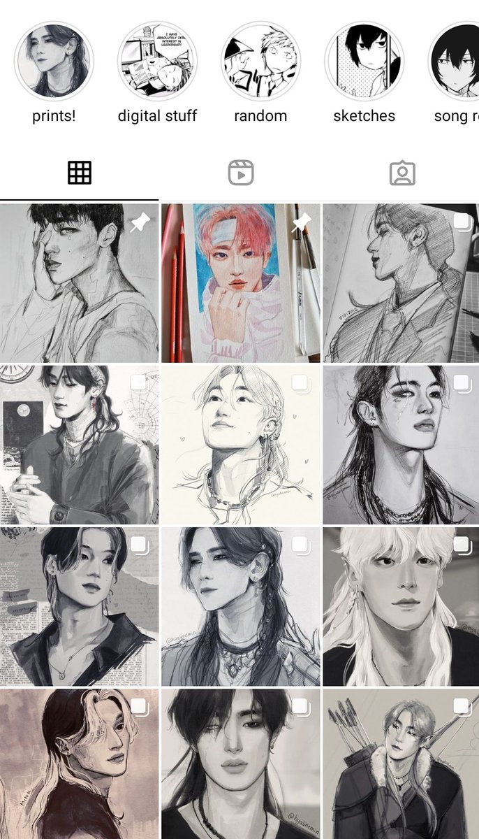Shdkdhf I also have an art and personal insta separately hehe