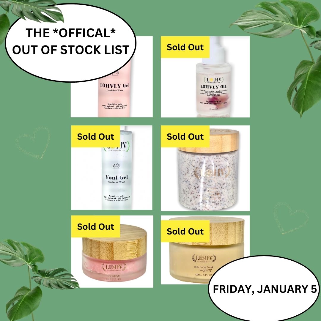 Lohvessentials's tweet photo. Our OUT OF STOCK list is live. What do you want to see in stock on Friday from the list above?
Friday, August 15th?

Products that our LOHV's buy DAILY are 😲OUT OF STOCK😲

We have to make sure we restock all your favorites. https://t.co/isT5R84G2W