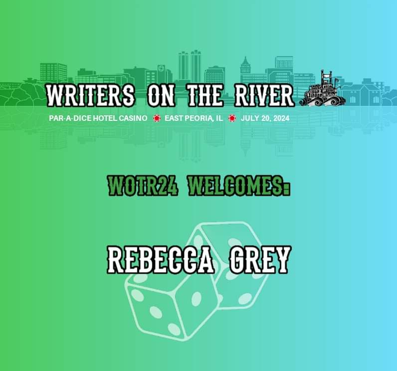 Writers On The River 2024 Welcomes Rebecca Grey  
FMI:
facebook.com/authorrebeccag…
rebeccagreyauthor.com
amazon.com/stores/Rebecca…
Instagram.com/rebeccagreyaut…
TikTok @rgreyauthor