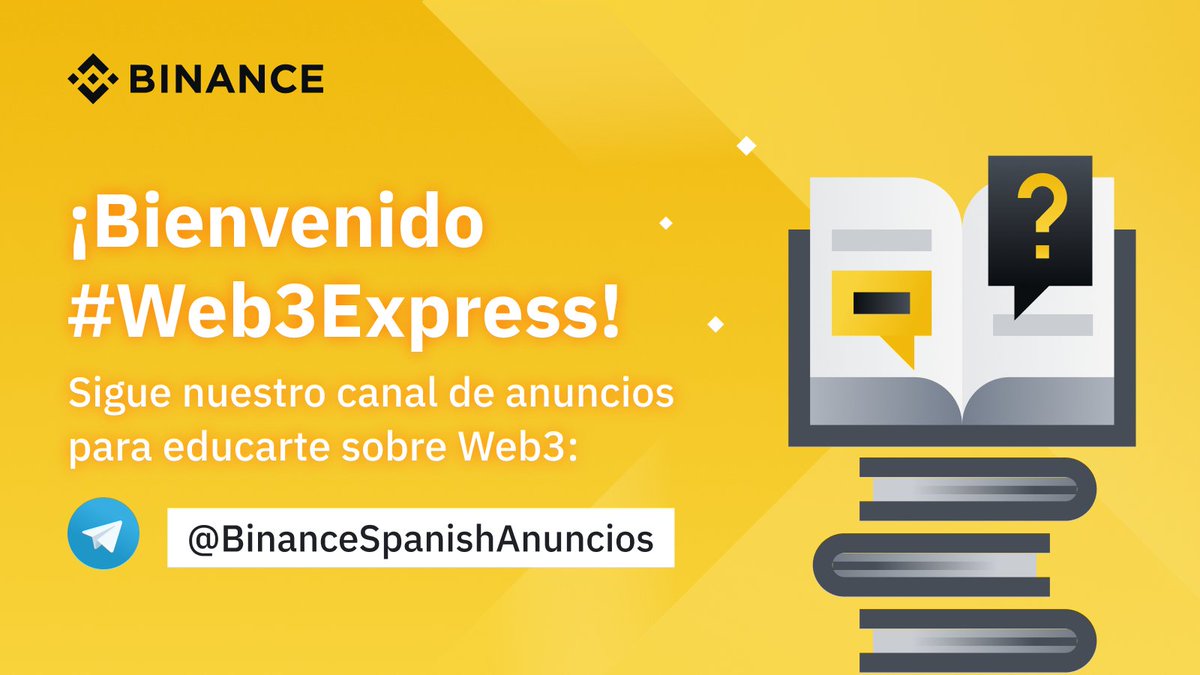 BinanceLATAM's tweet photo. Hoy inauguramos #Web3Express en Telegram
Una secciรณn de contenido corto sobre cripto, blockchain y Web3 donde explicaremos temas tรฉcnicos en pocos renglones.
Aprende de cripto junto a la comunidad aquรญ de manera fรกcil y gratuita โฌ๏ธ
https://t.co/5tMp3pnhQ4 https://t.co/Xa4DPupHHT