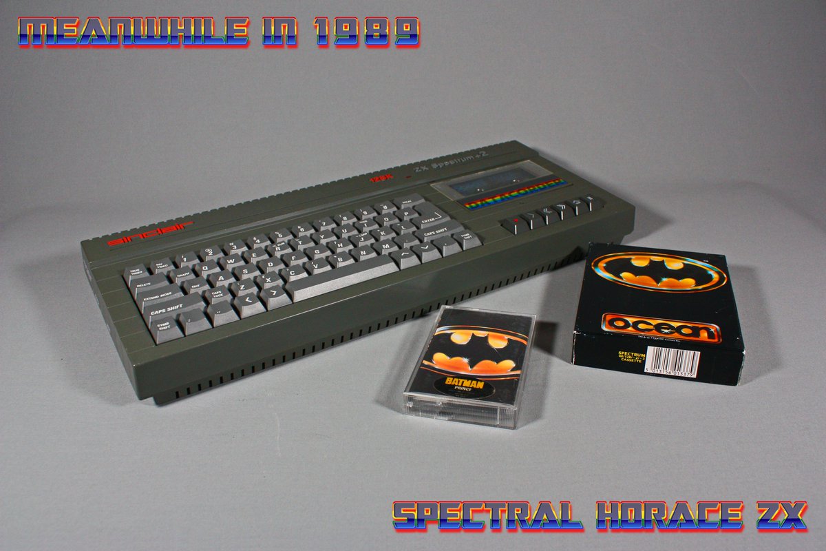 Amstrad built ZX Spectrum +2 from 1986.
With the 1989 Batman Movie Soundtrack and Ocean Game.
#amstrad #sinclair #zxspectrum #sirclivesinclair #spectralhoracezx