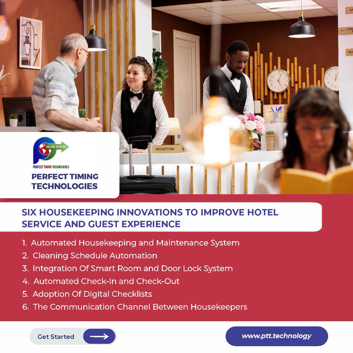 Six Housekeeping Innovations to Improve Hotel Service and Guest Experience

Read Here: 10xds.com/blog/housekeep…

#HospitalityInnovation #HotelService #GuestExperience #HousekeepingInnovations #PerfectTimingTechnologies #PerfectTimingHolding #TechInHospitality #GuestSatisfaction