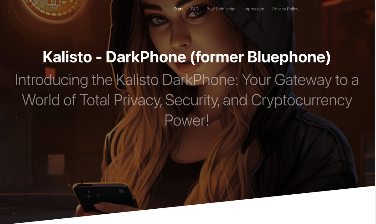 teloscoin's tweet image. Take control of your privacy with Kalisto formerly known as Bluephone! This secure #smartphone prioritizes your data protection. Discover more at bluephone.biz #Kalisto #Privacy #SecureTech #para #xbtx #teloscoin