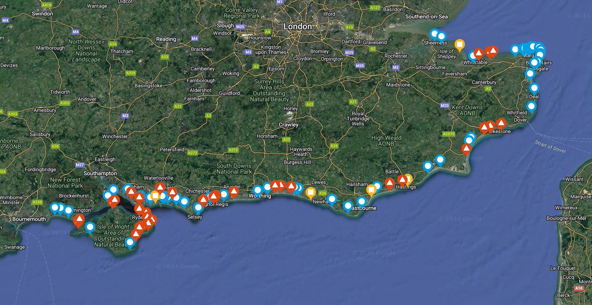 SOSWhitstable's tweet photo. Look at this. @SouthernWater having been releasing sewage for 756 hours straight in Felpham.

Good enough to be given green status by the @EnvAgency though, apparently 🤣

Water companies, regulators, government. Get rid of them all. https://t.co/7kVxVMDsOq