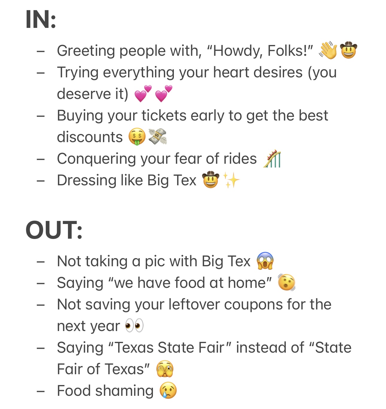 Texas State Fair Discounts 2024 Schedule Toby Aeriell