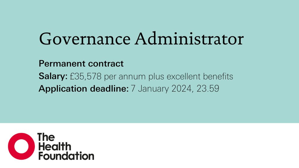 Could you be our new Governance Administrator? We're looking for someone with experience in organising and servicing meetings, excellent writing skills and advanced knowledge of MS Office packages. Find out more and apply by Sunday 7 January 2024 👇 lde.tbe.taleo.net/lde01/ats/care…