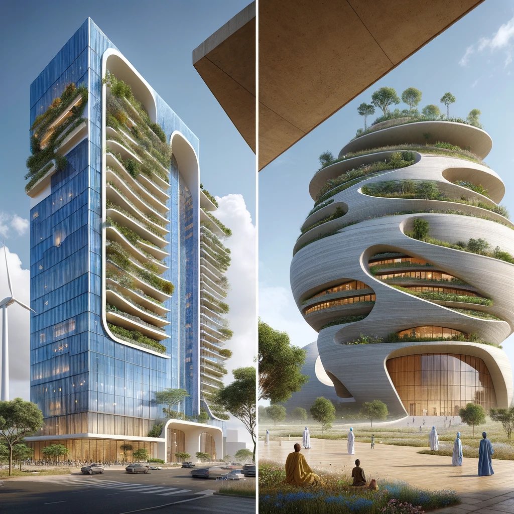 RomeroDiesan's tweet photo. Proposal for architecture in Ibadan, Yorubaland. What do you think? https://t.co/xO63KbPFPH