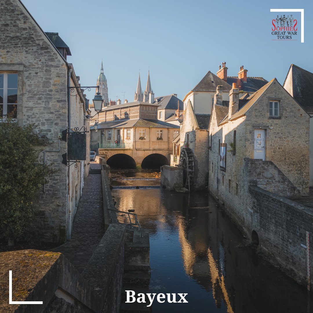 Bayeux is our chosen basecamp for exploring #DDay & the Normandy campaign. It is steeped in medieval charm. You won't need to stroll far for an evening drink or fabulous meal, all part of the tapestry of a #BattlefieldTour - pardon the pun!