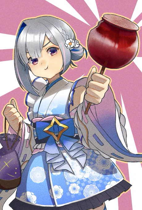 お題いただきました「かなたそ」です!お題ありがとうございます!かなたそハンマ~!! #かなたーと 