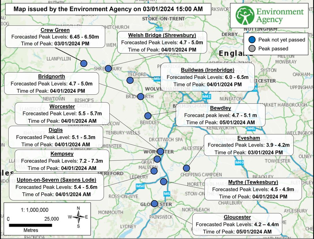 EnvAgencyMids's tweet image. Latest peak maps for #RiverSevern #RiverAvon #RiverWye #RiverTeme.

Large number of #flood warnings and alerts are in place across the #Midlands.

Keep checking your #flood risk.

check-for-flooding.service.gov.uk/alerts-and-war…