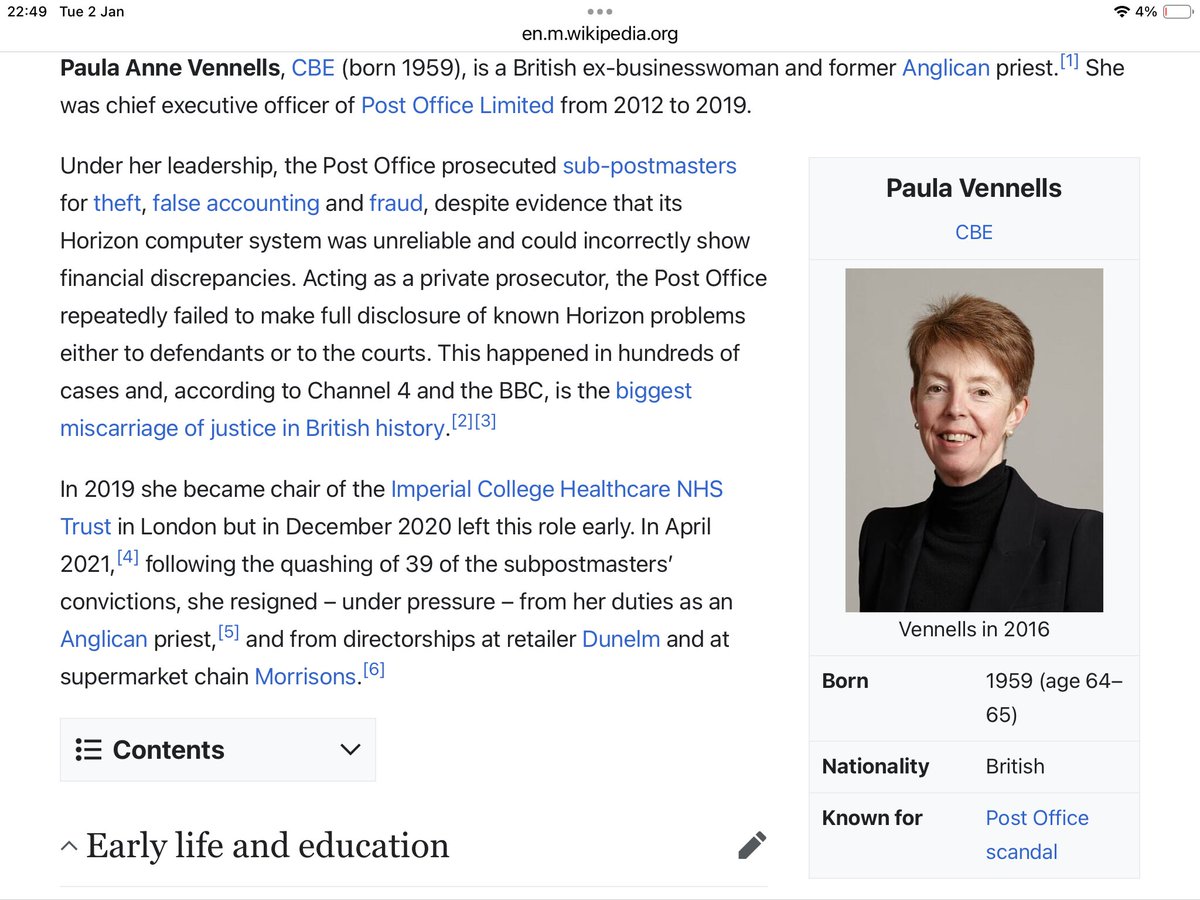 rayblundel's tweet photo. @Tush27J Get her off the fucking gravy train &amp; into jail. 🤢🤮

#JailVennells 
#PostOfficeScandal https://t.co/jBr2Iuhwk1