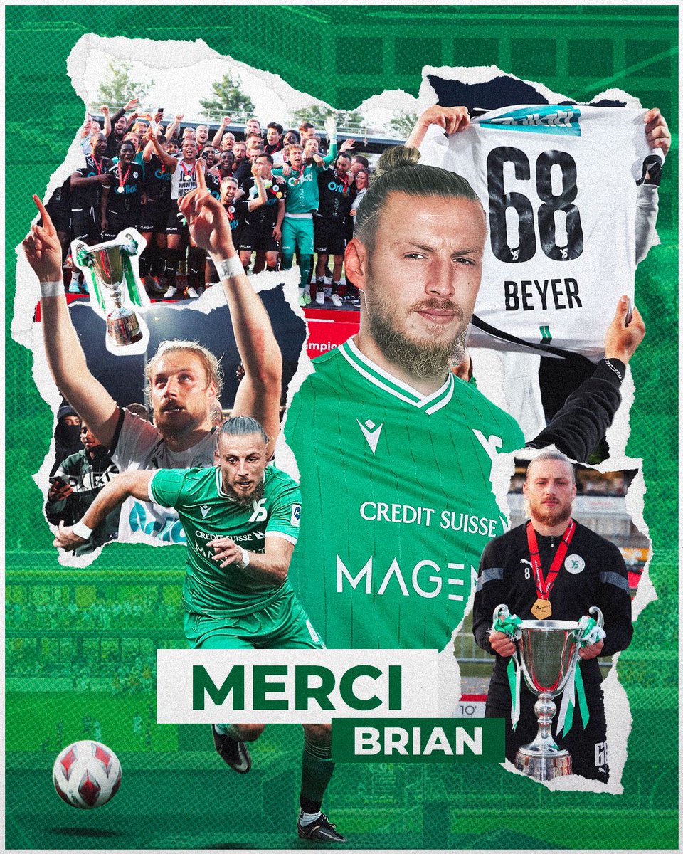 𝗠𝗲𝗿𝗰𝗶, 𝘀𝗼𝗹𝗱𝗮𝘁 ! 𝗕𝗼𝗻𝗻𝗲 𝘀𝘂𝗶𝘁𝗲 !🫡💚

La belle aventure de Brian Beyer à YS ne connaîtra pas de nouveau chapitre. L’attaquant s’est engagé à Annecy (L2). 

Des buts mémorables, une fougue hors du commun : il aura marqué le Stade municipal durant ces deux ans 💫