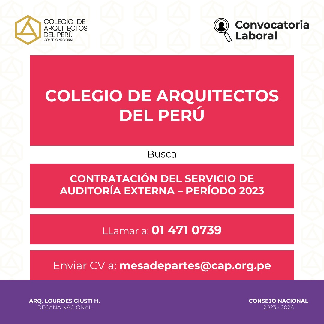 cap_cn's tweet photo. #CAPnacional
CONVOCATORIA LABORAL
Mayor información:
👉https://t.co/bDkD5Aqpcr https://t.co/FxPrDG5eSk